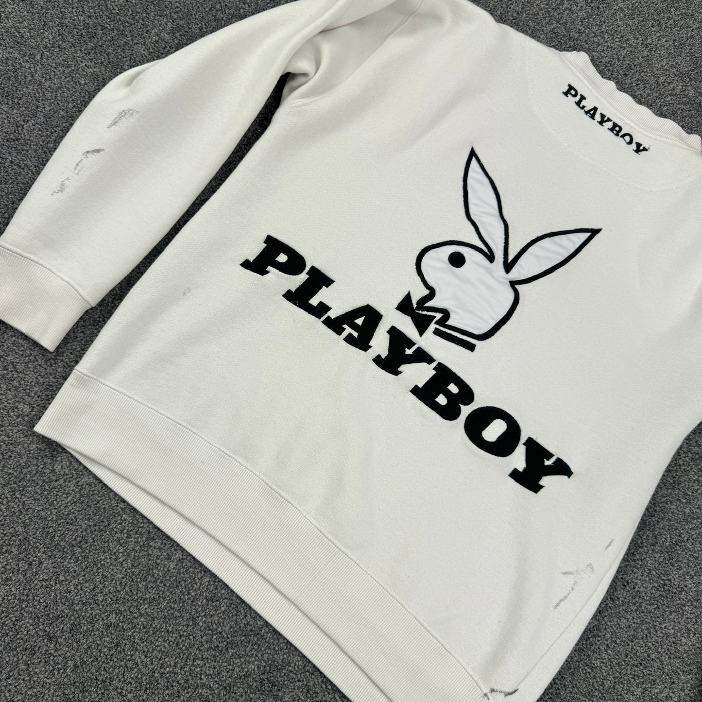 Vintage 90s Y2K Playboy embroidered jumper