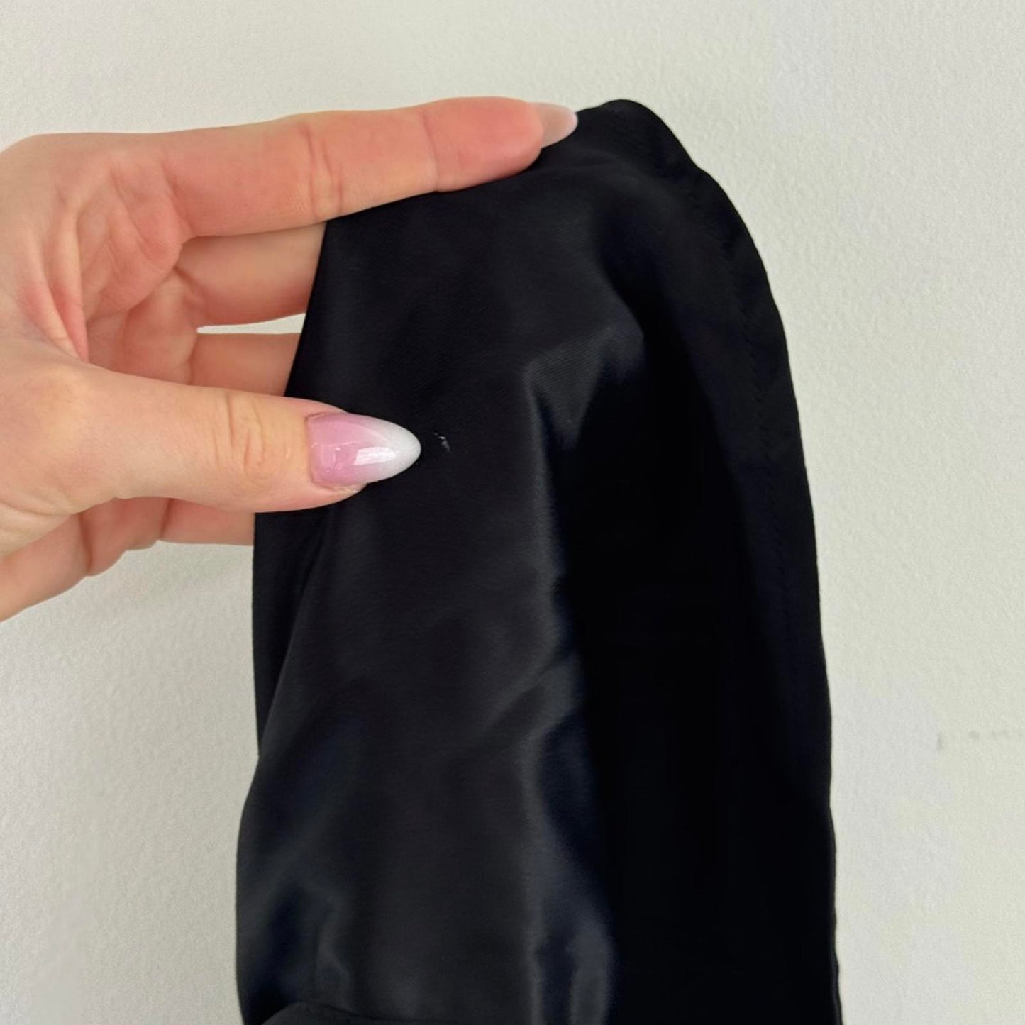 River Island open front short sleeve blouse keyhole hook and eye cropped bow