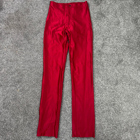 True vintage Palm disco pants trousers stretchy satin shiny