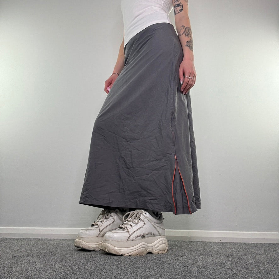 Y2K cargo maxi skirt