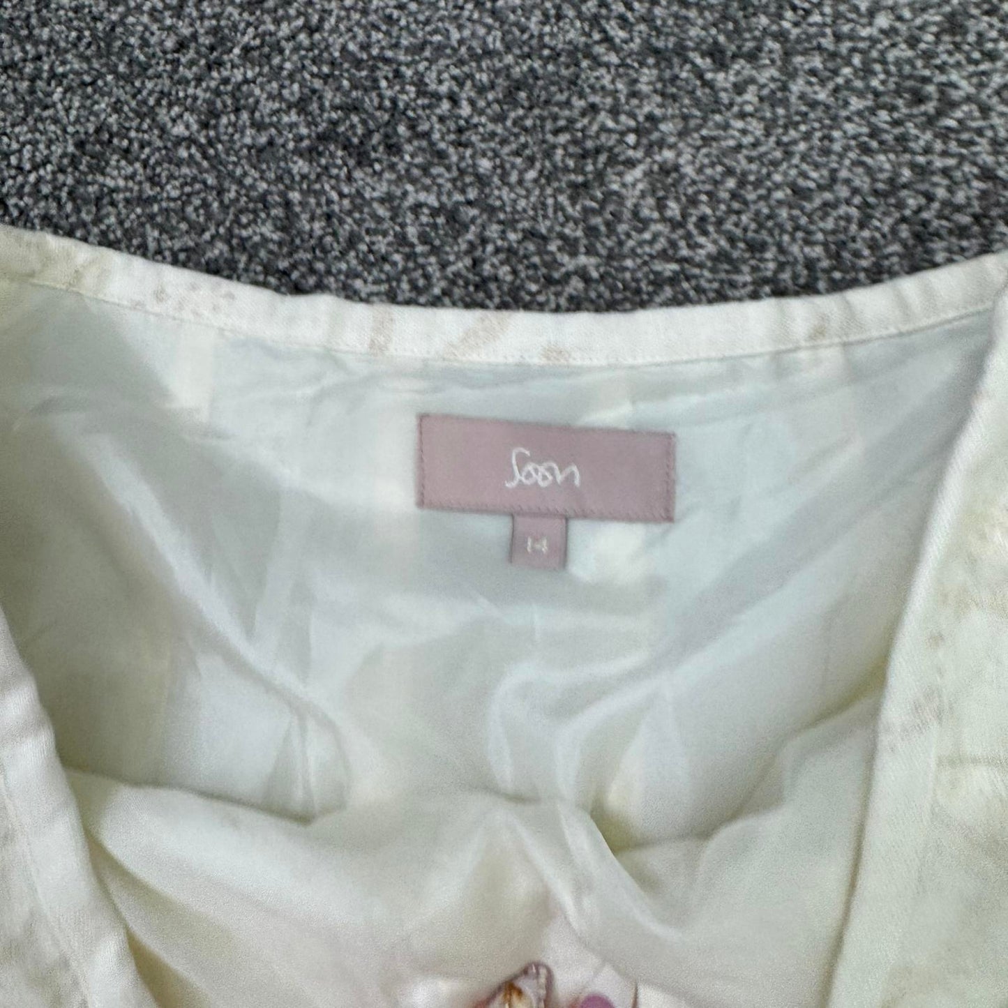 Y2K vintage linen blend maxi skirt floral pattern sequin beaded a line pleated