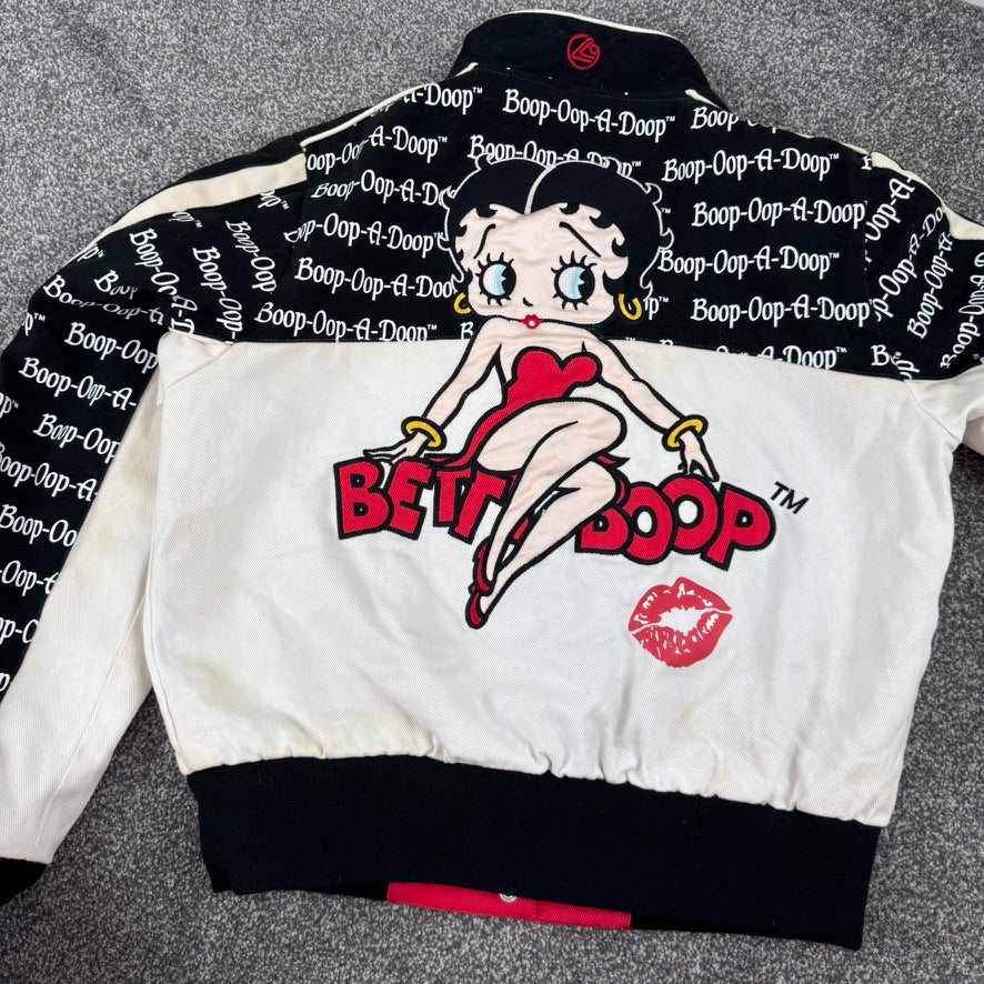 Y2K vintage Lot29 Betty Boop racer moto denim jacket