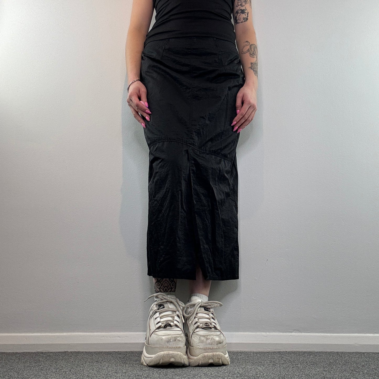 Y2K cargo maxi skirt