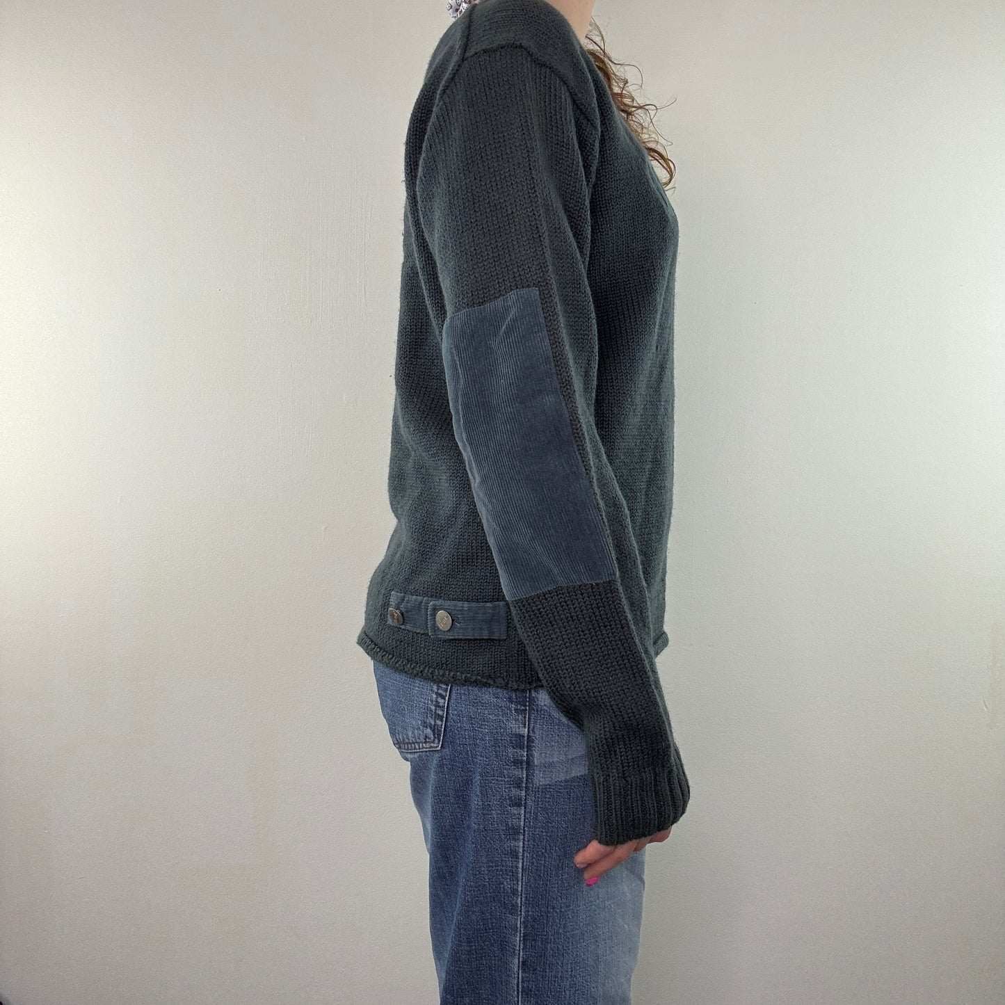 Y2K vintage FCUK spell out wool jumper