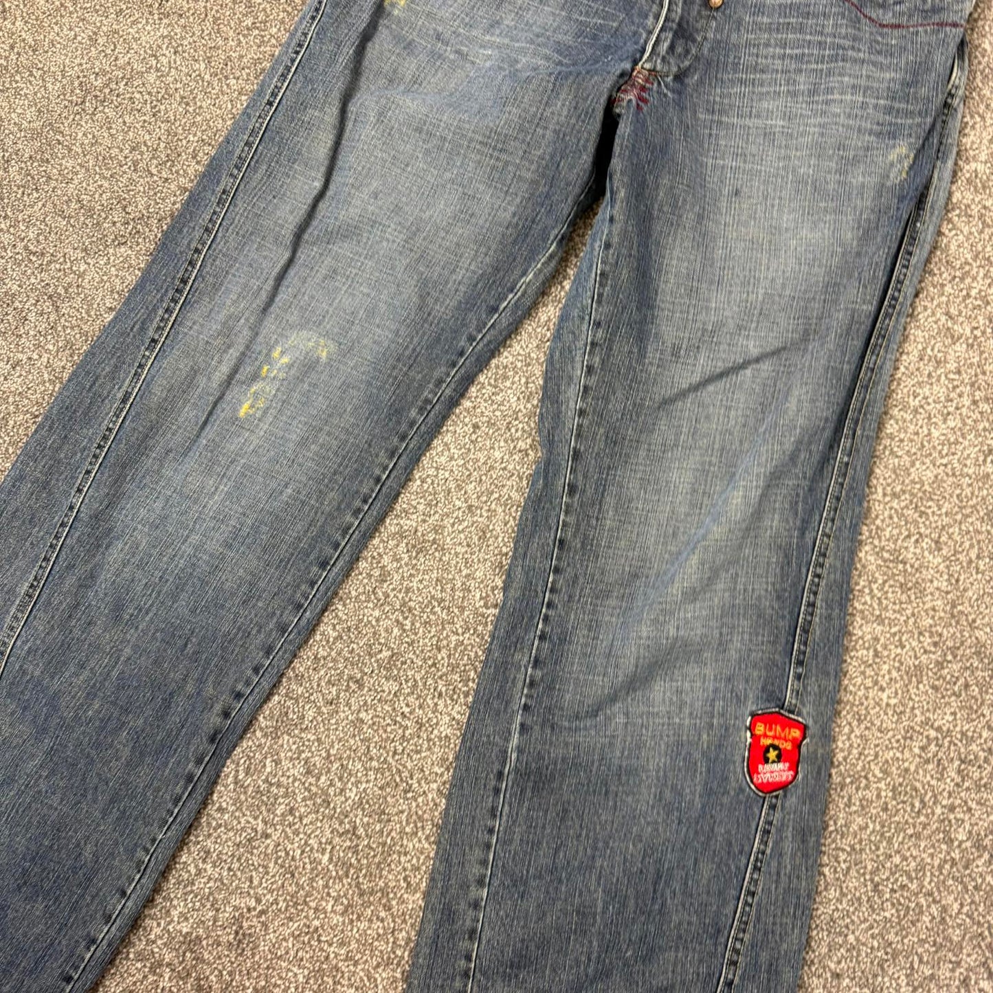 Y2K vintage Levi's sykes crude creed hip hop baggy denim jeans distressed