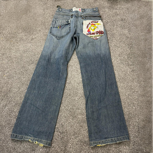 Y2K vintage Levi's sykes crude creed hip hop baggy denim jeans distressed