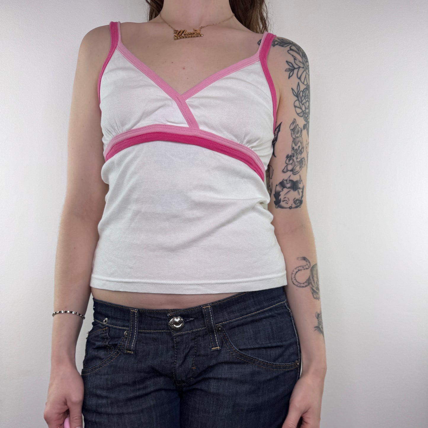 Y2K vintage sporty cami top