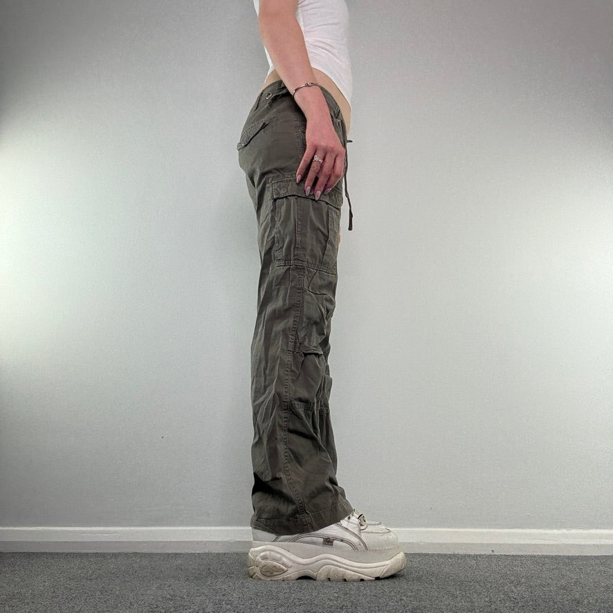 Y2K Grey Bench cargo trousers