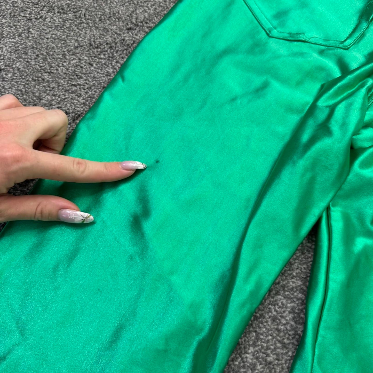 True vintage Peter Golding disco pants trousers stretchy satin shiny