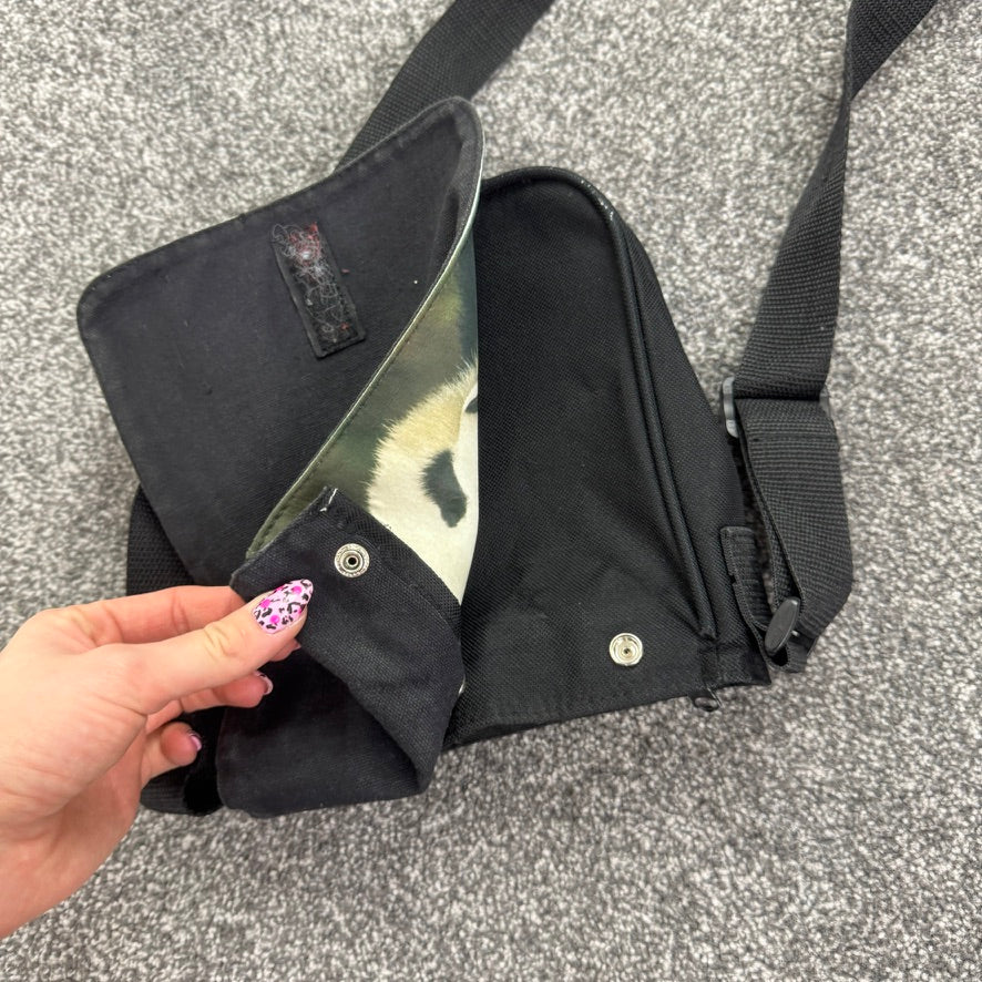 Y2K vintage panda cargo side bag