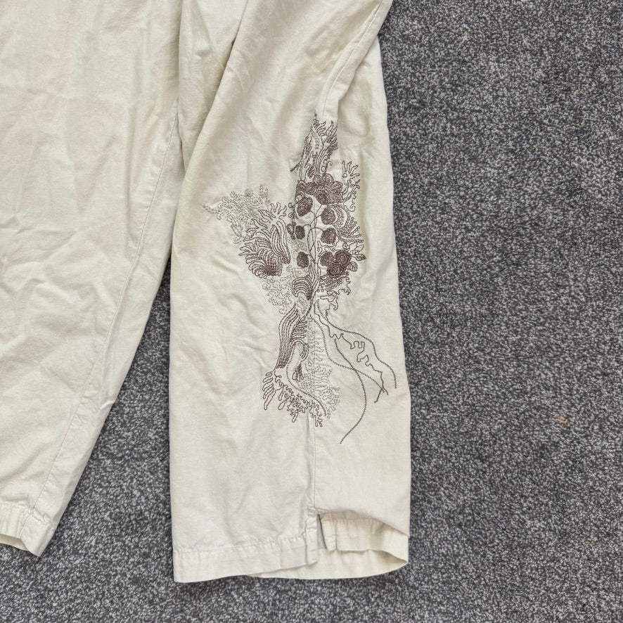 Y2K vintage lightweight cropped trousers