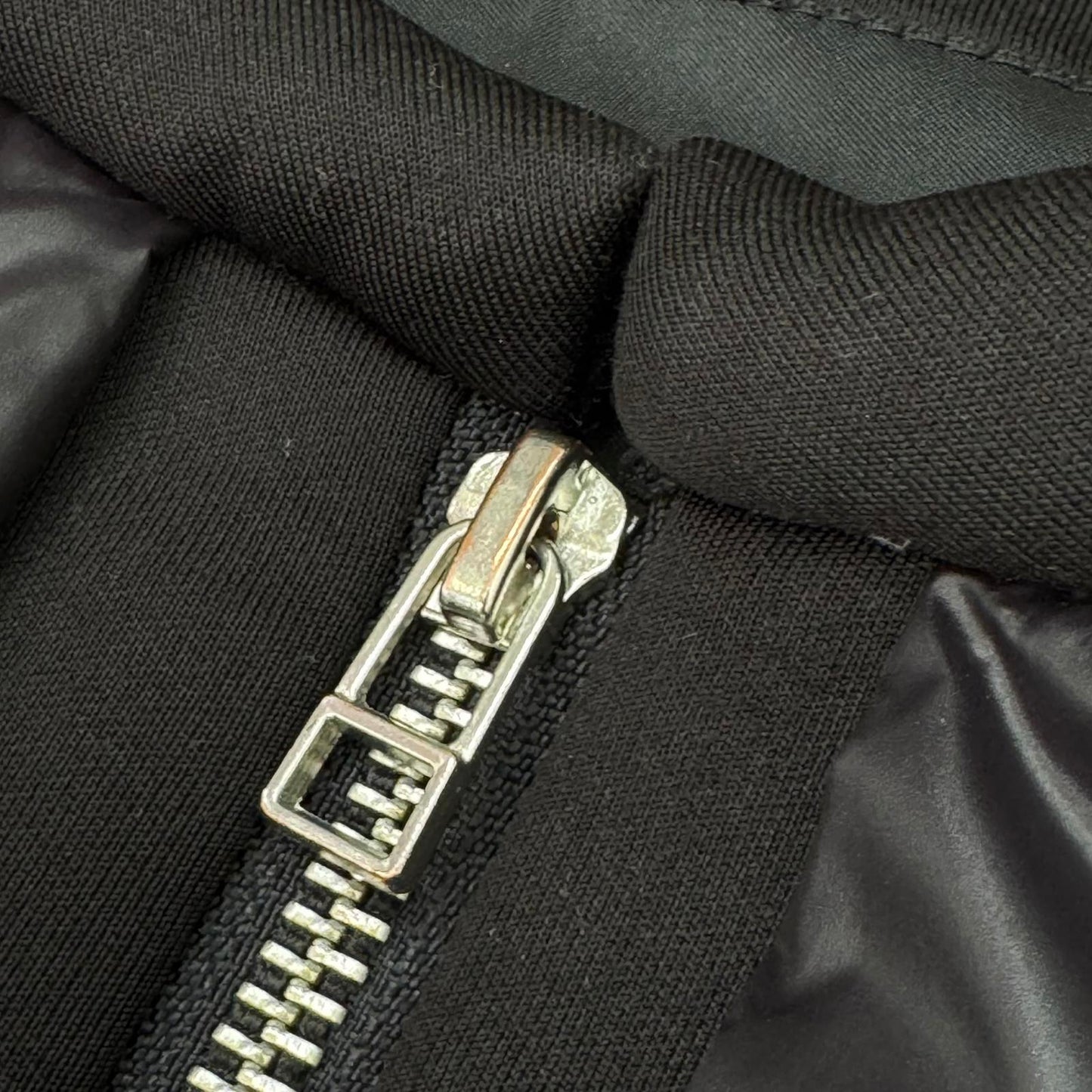 maje puffer jacket coat padded zip up round neckline quilted feather down