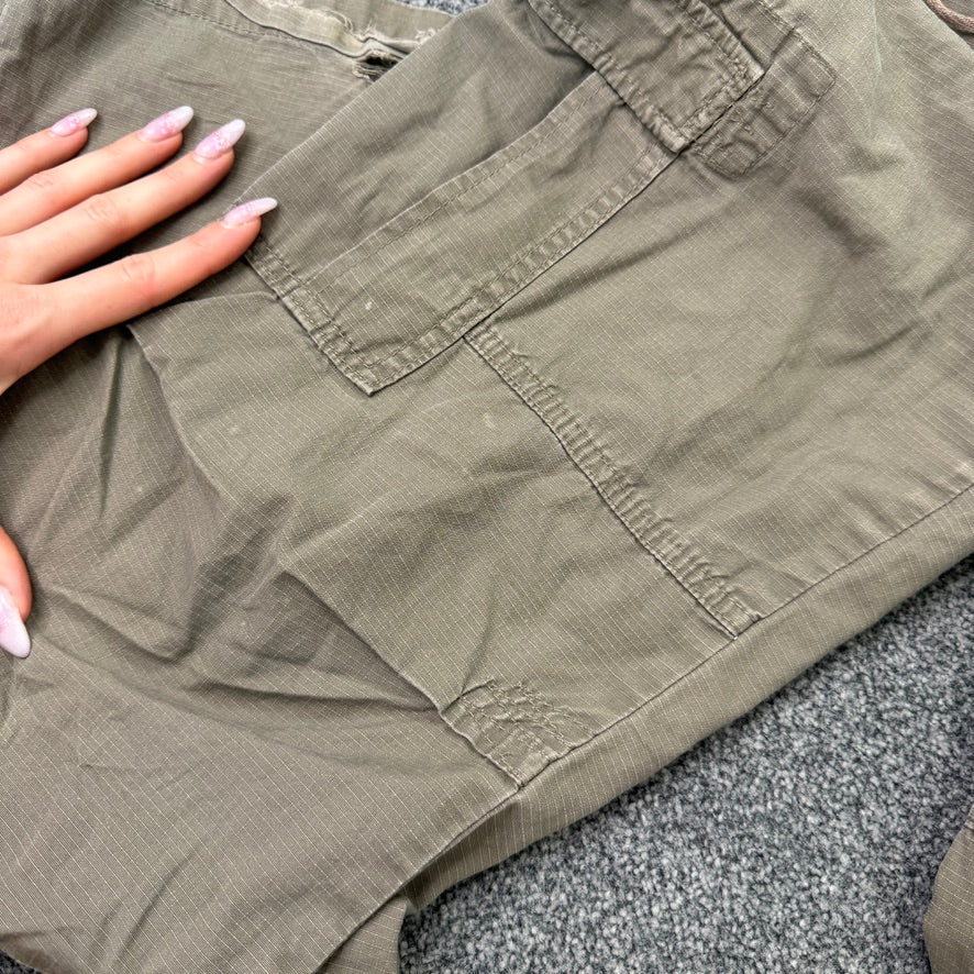 Y2K Grey Bench cargo trousers