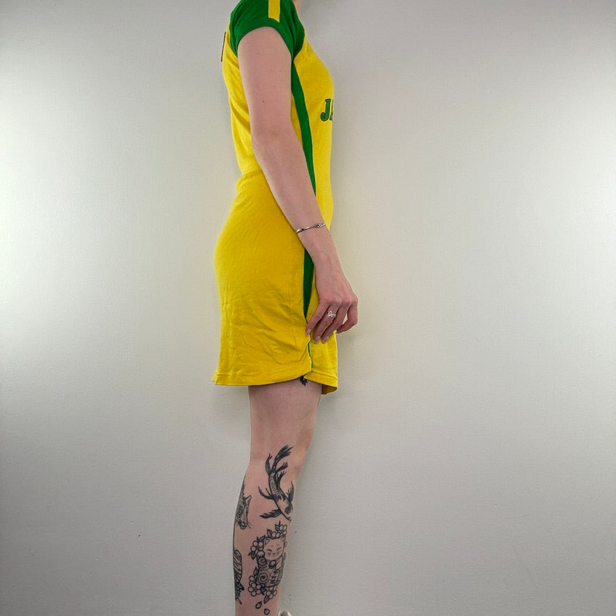 Y2K vintage Jamaica mini dress