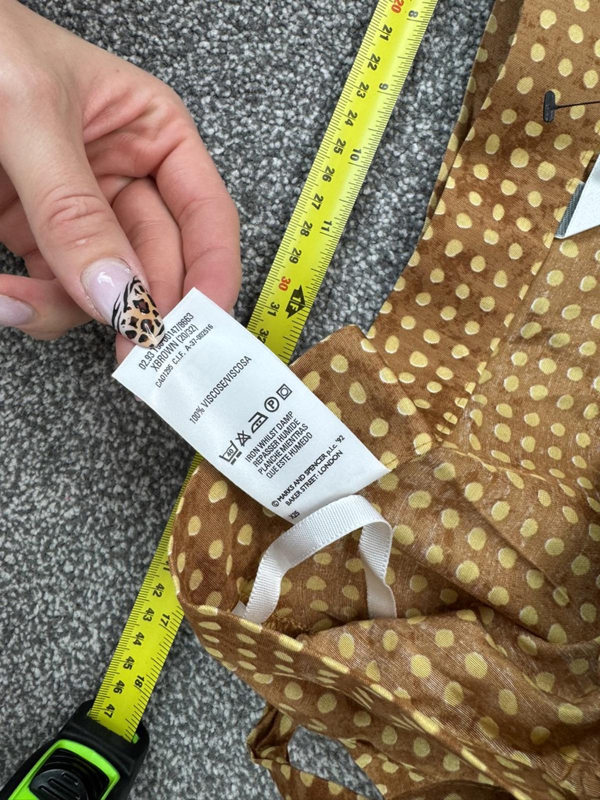 90s vintage polka dot wrap around style maxi skirt a line flowy lightweight belt