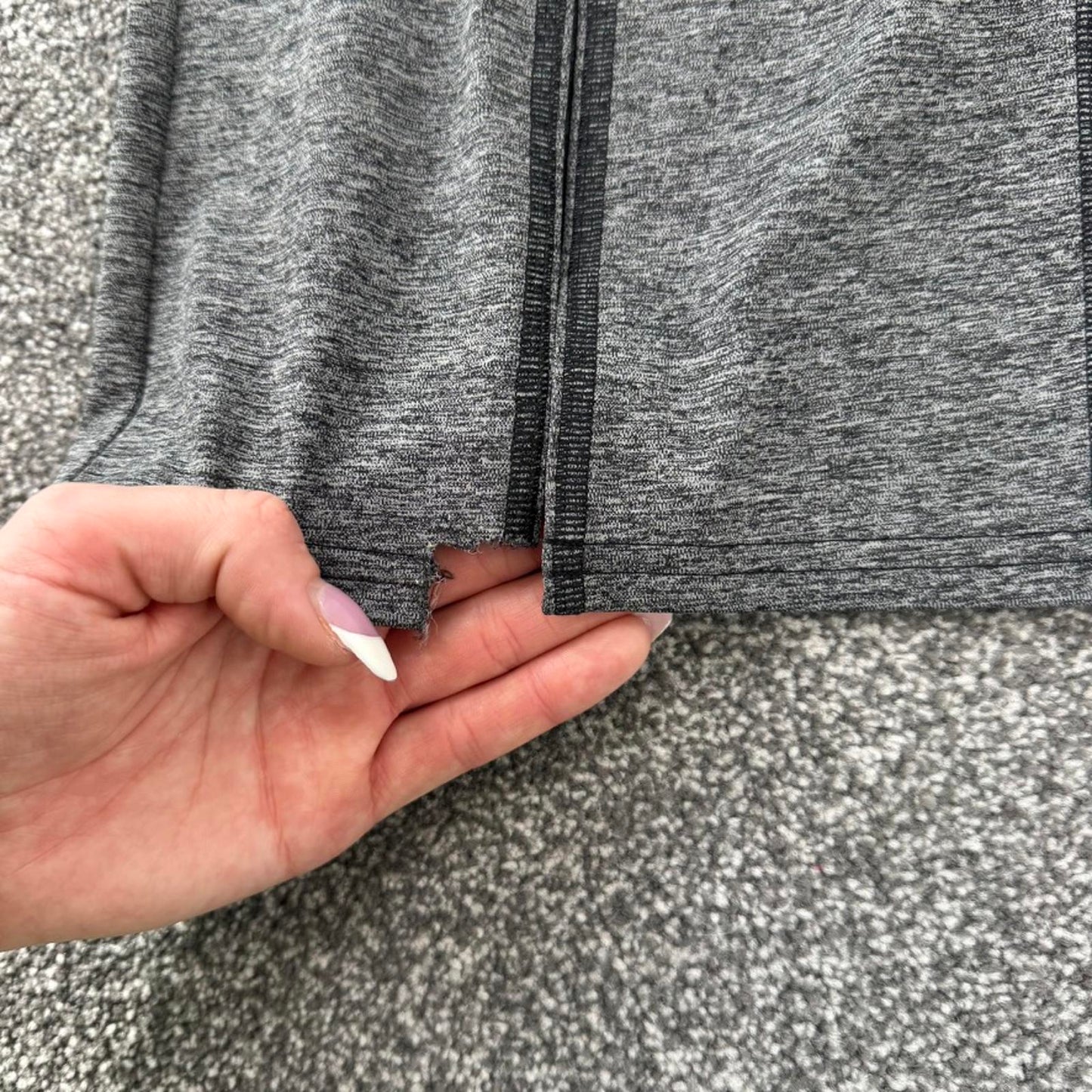 Gymshark marl grey flare leggings- brand new with defects