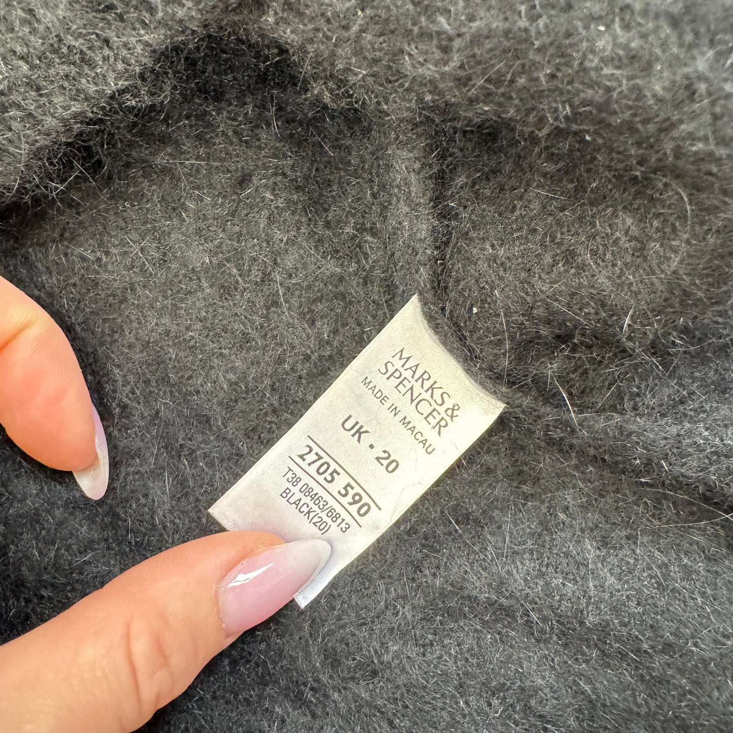 Y2K vintage angora blend cropped cardigan half sleeve button cape