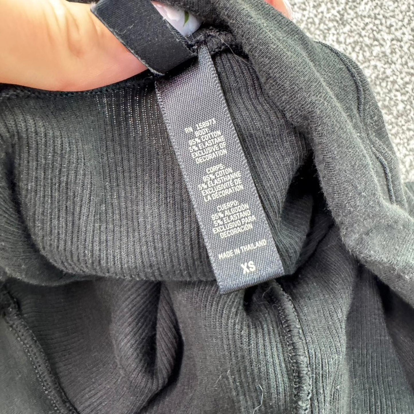 Skims ribbed mini shorts stretchy drawstring