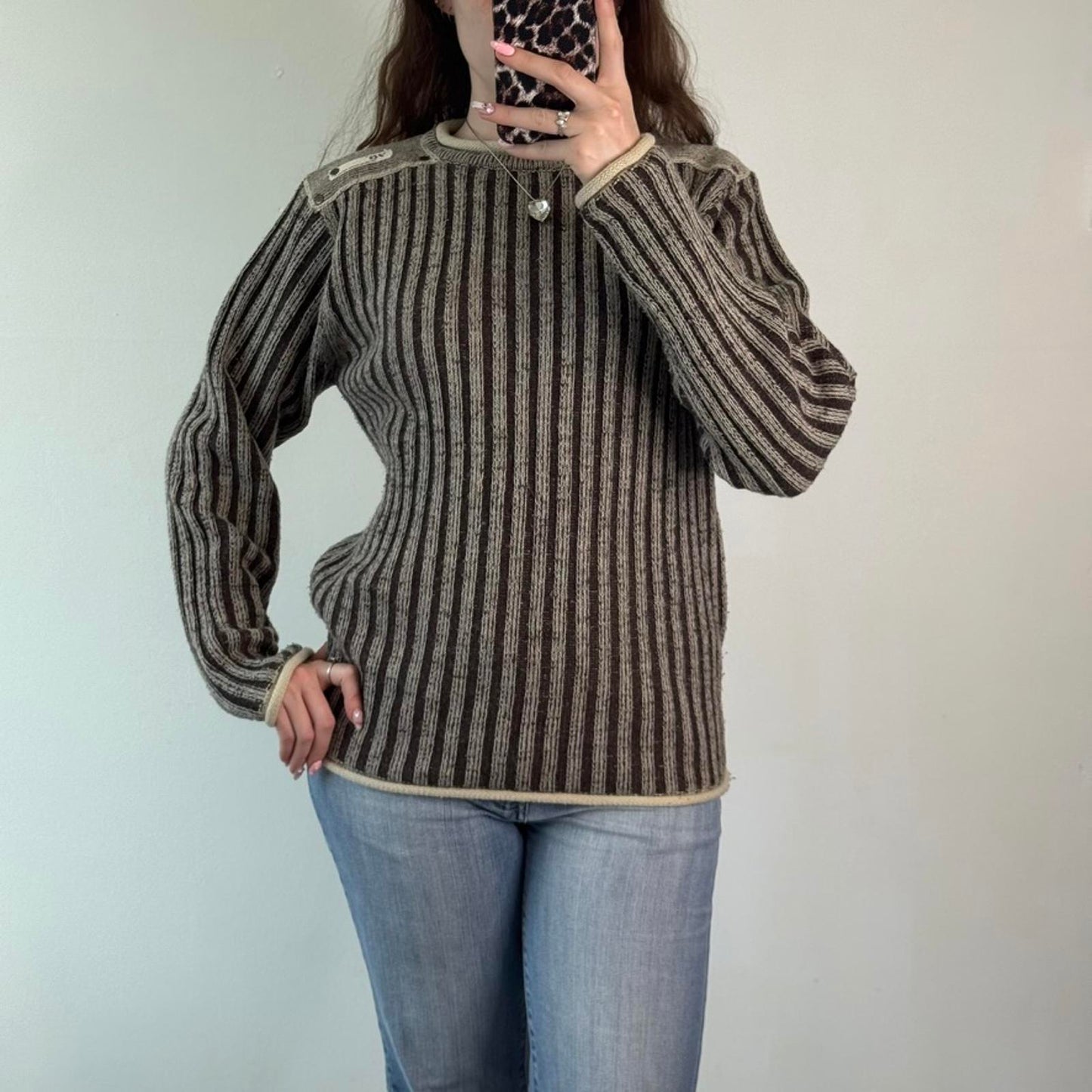 Y2K vintage archive chunky knit jumper