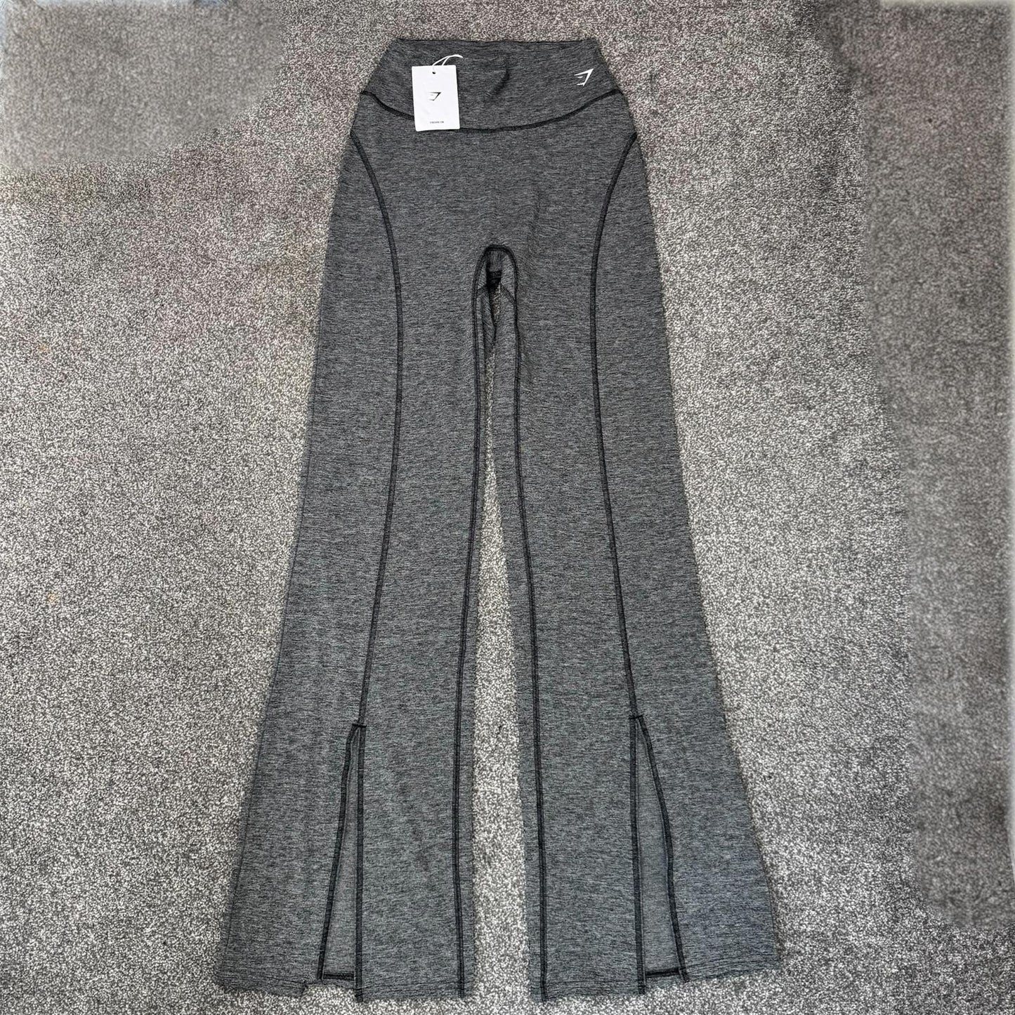 Gymshark marl grey flare leggings- brand new with defects