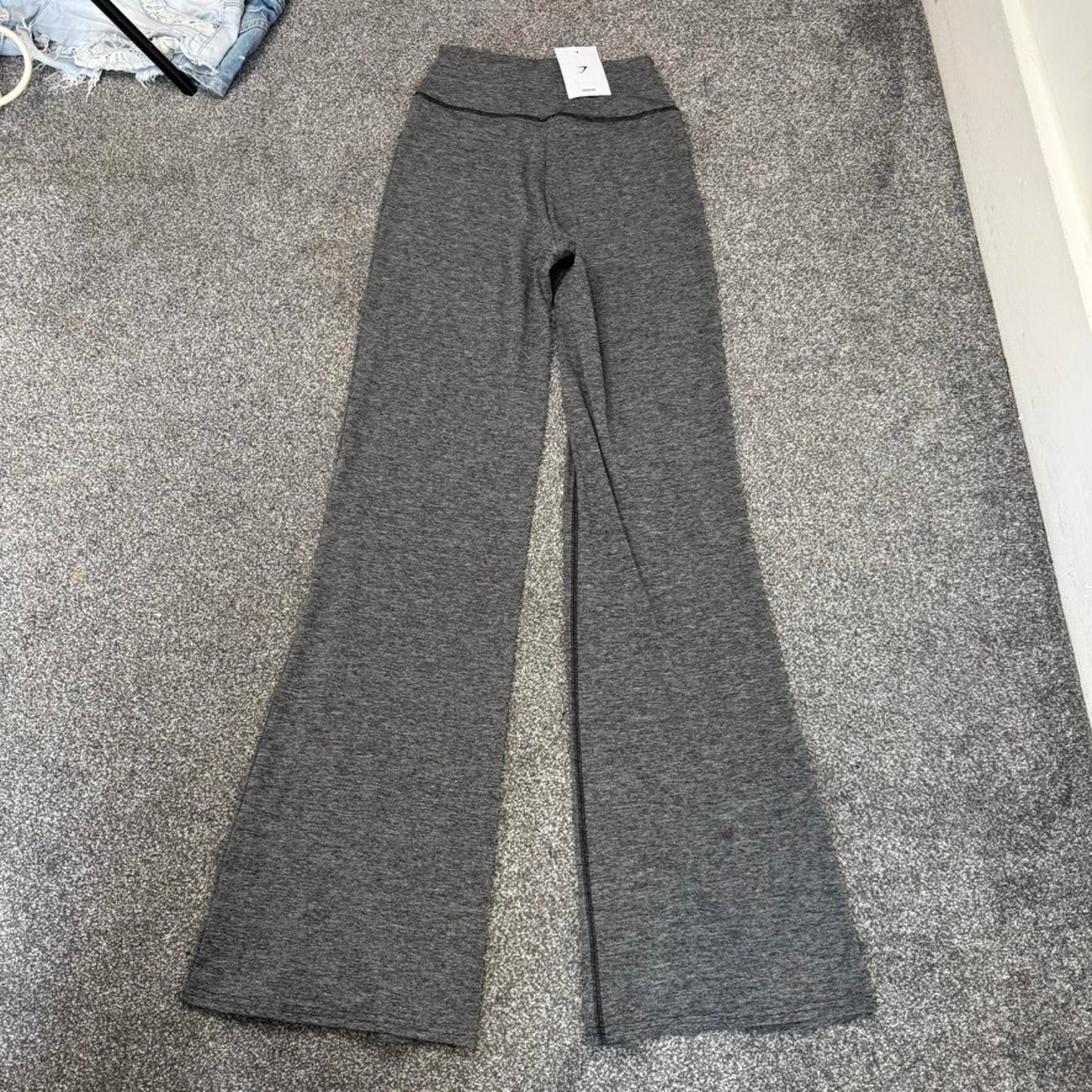 Gymshark marl grey flare leggings- brand new with defects