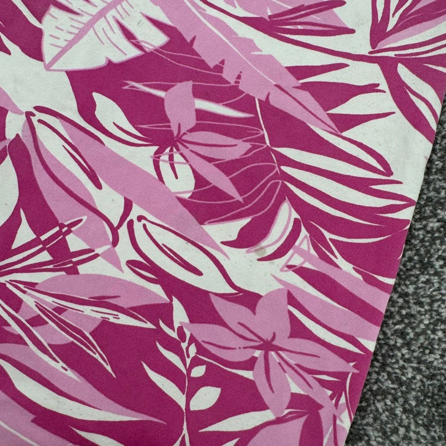 Y2K vintage Jane Norman mini dress palm tree fitted bows white pink