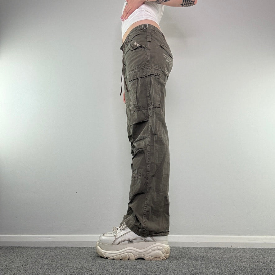 Y2K Grey Bench cargo trousers