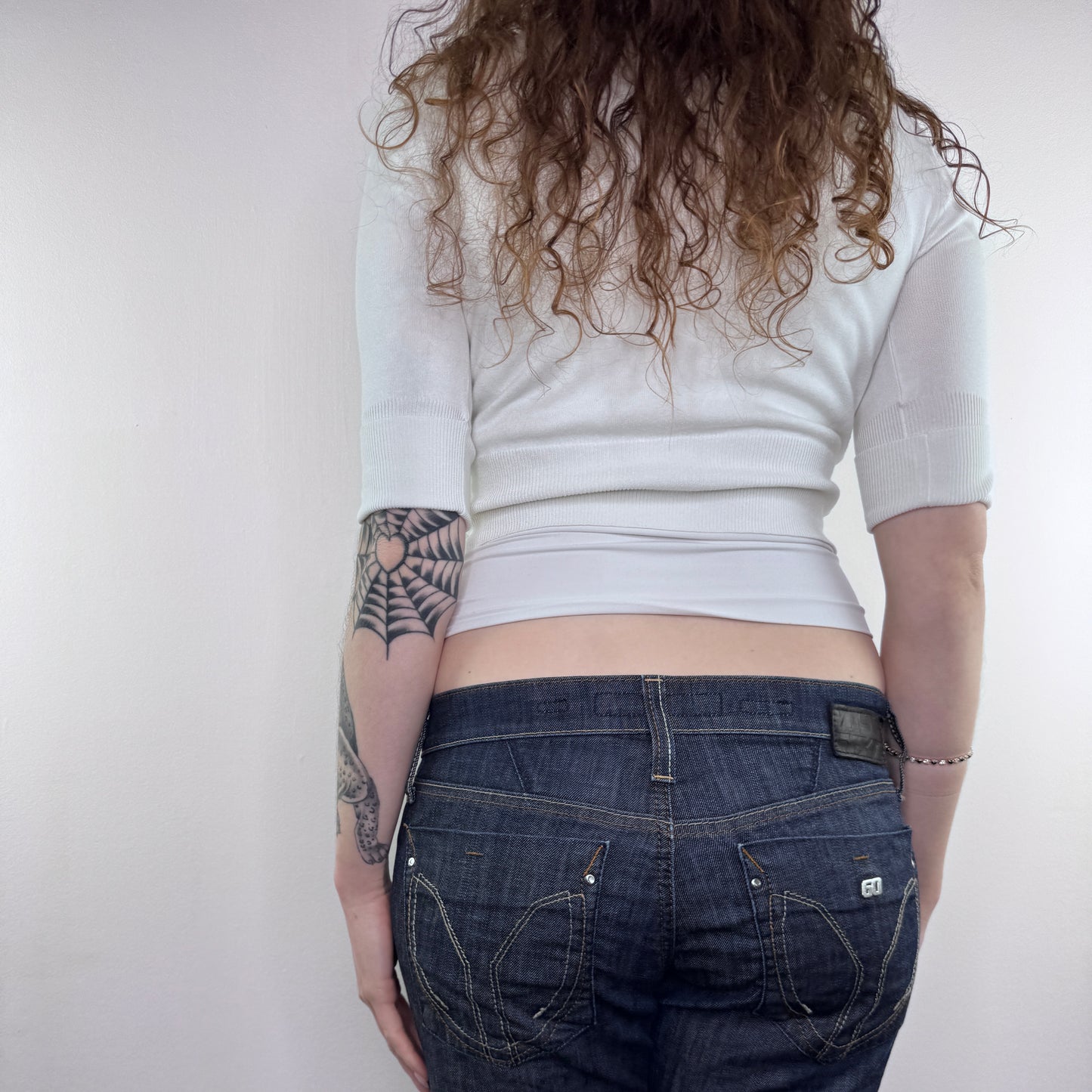 Y2K vintage short sleeve cropped cardigan