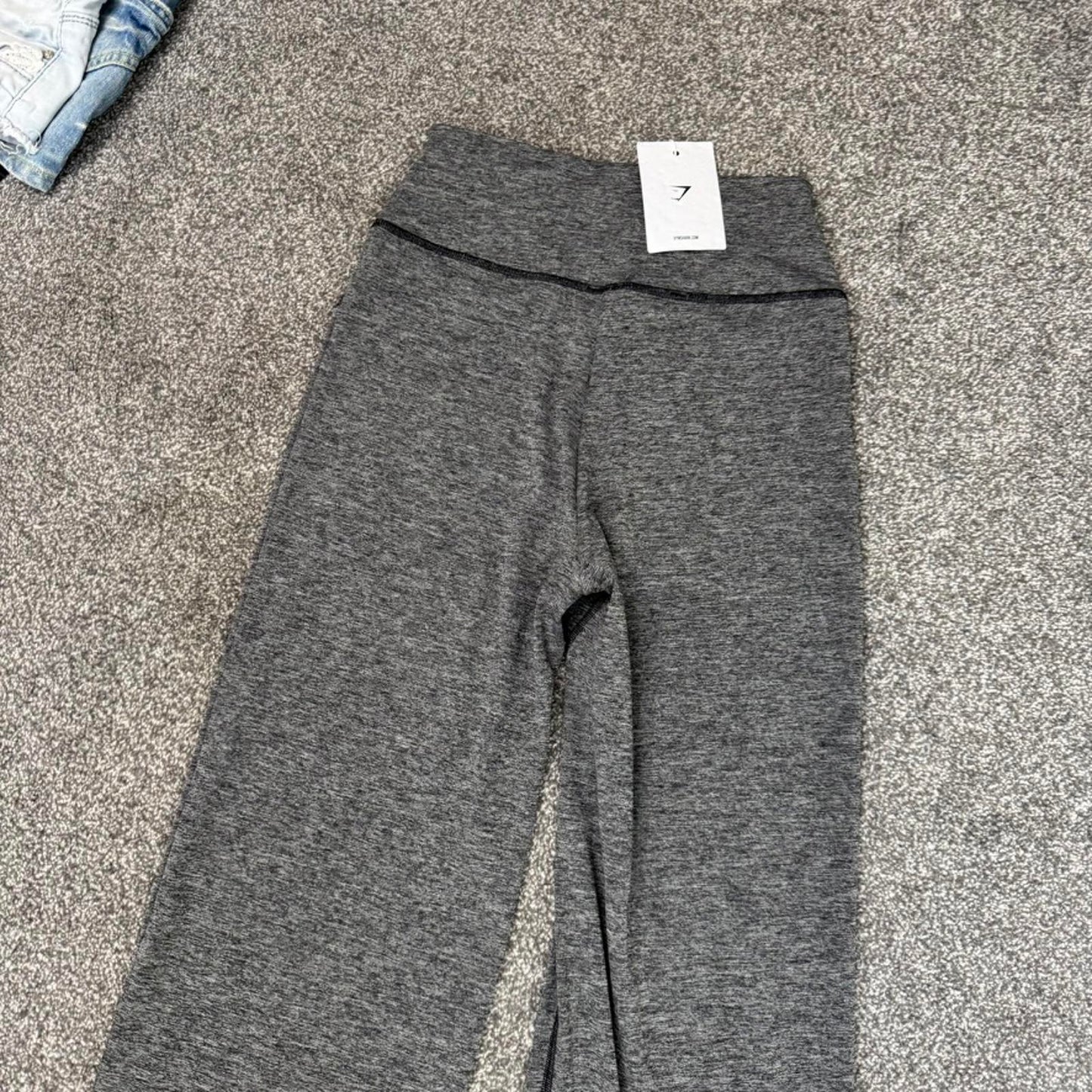 Gymshark marl grey flare leggings- brand new with defects