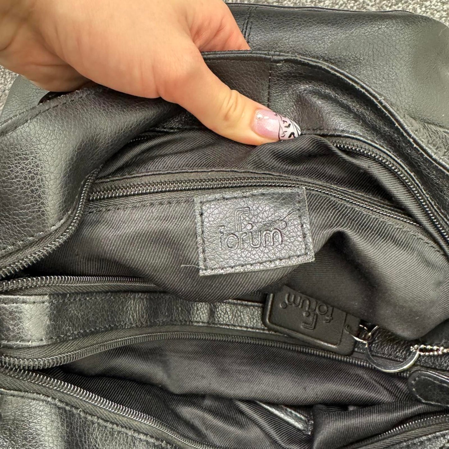 Y2K vintage genuine leather bucket shoulder bag crossbody compartments