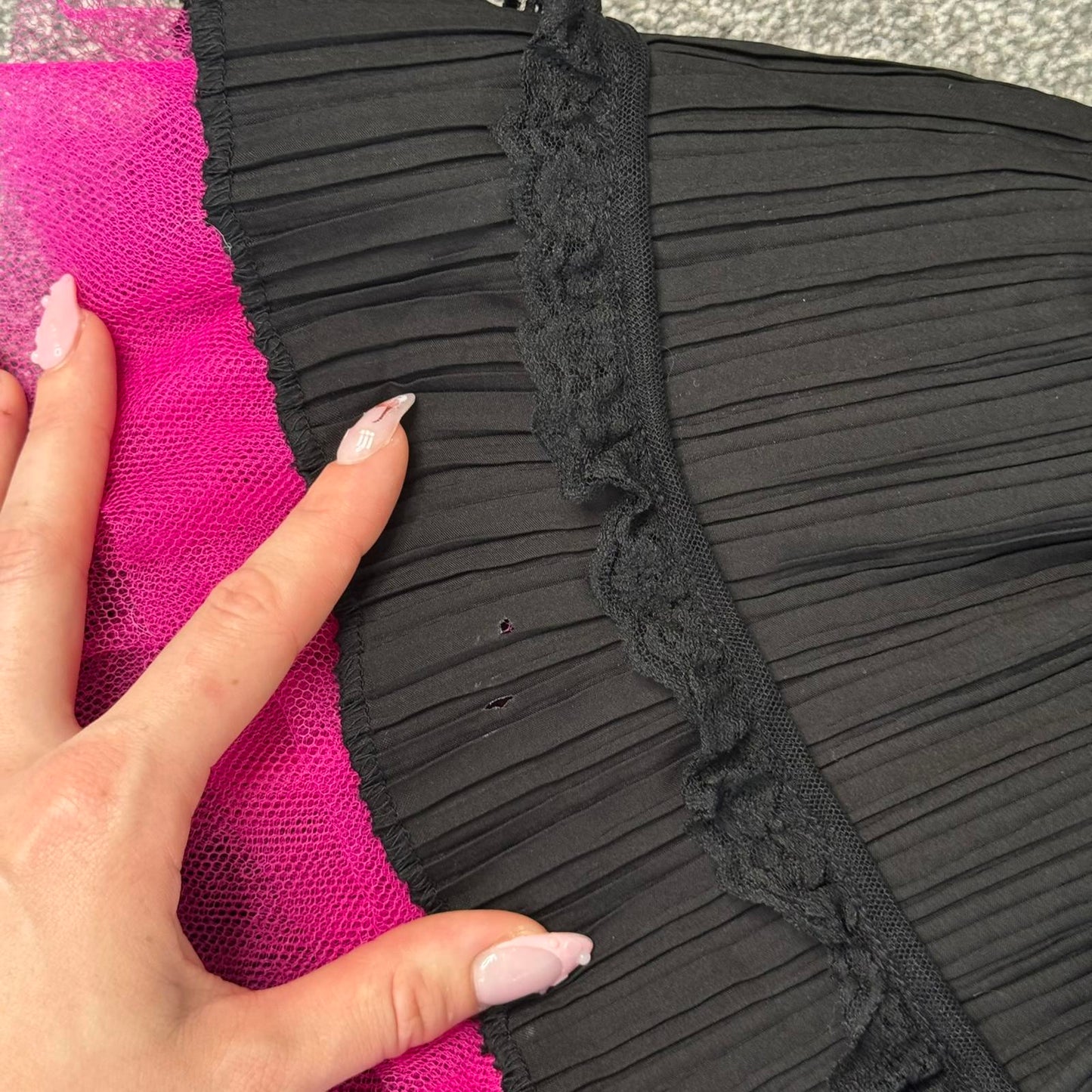 90s Y2K vintage Criminal Damage ultra low rise tutu micro mini skirt