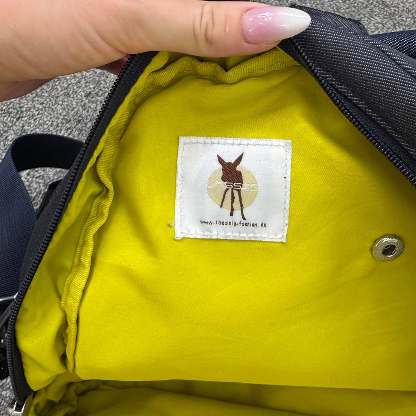 Large denim shoulder bag baby changing crossbody duffle nappy/ diaper bag