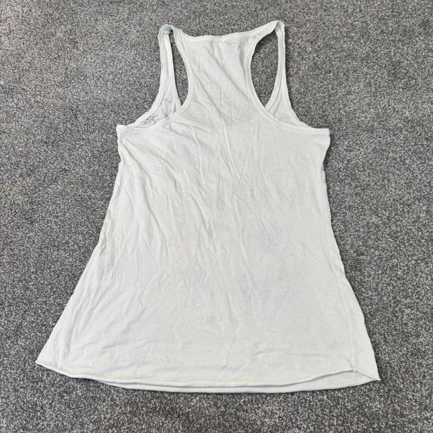 Y2K vintage tattoo graphic print rhinestone baggy tank top