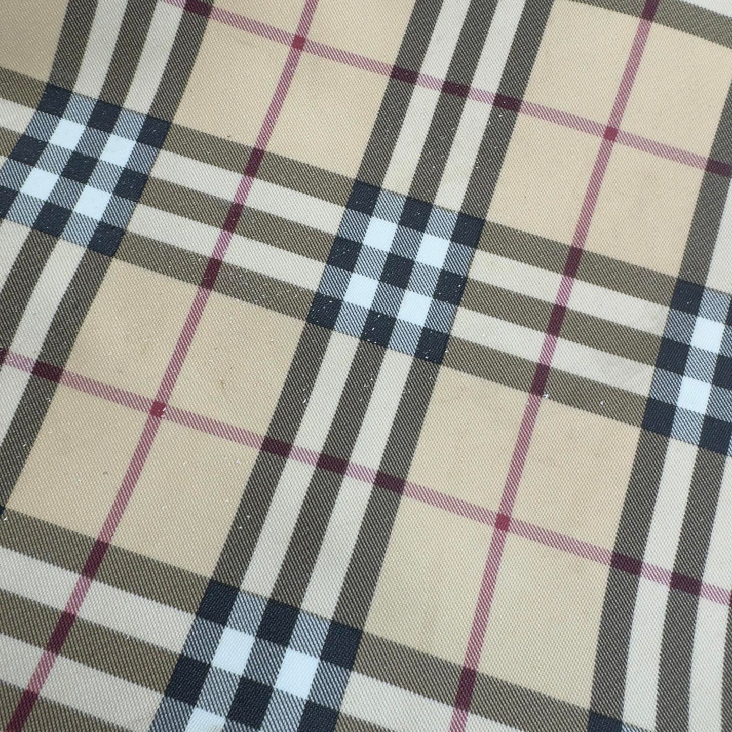 Vintage Burberry beige nova check print PVC tote bag handbag large