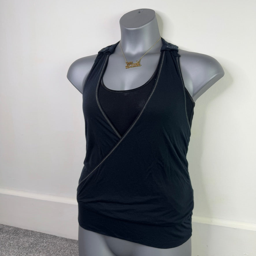 Y2K vintage Bench wraparound style tank top