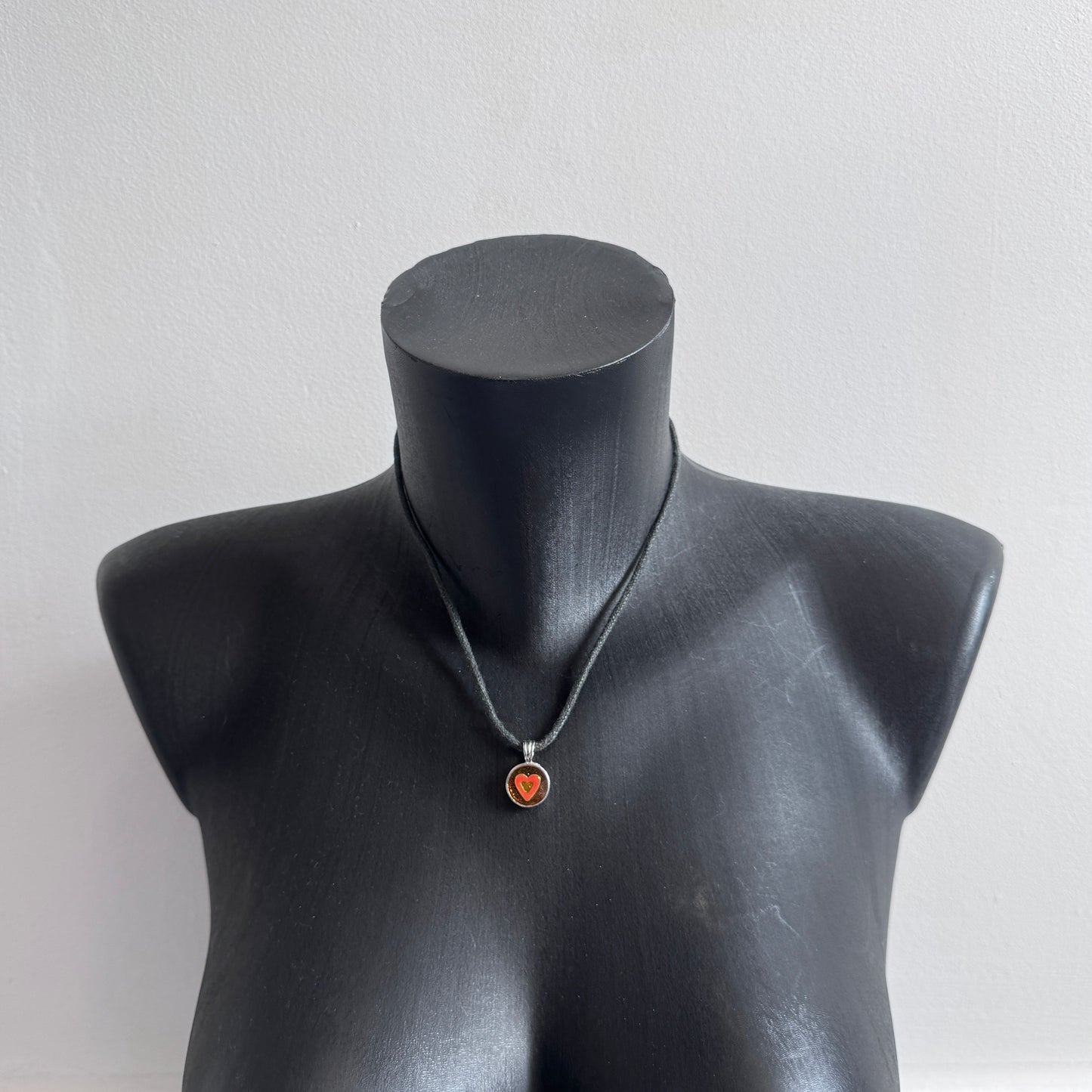 Y2K vintage heart necklace