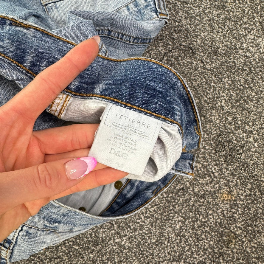 Y2K vintage Dolce & Gabbana denim shorts jorts