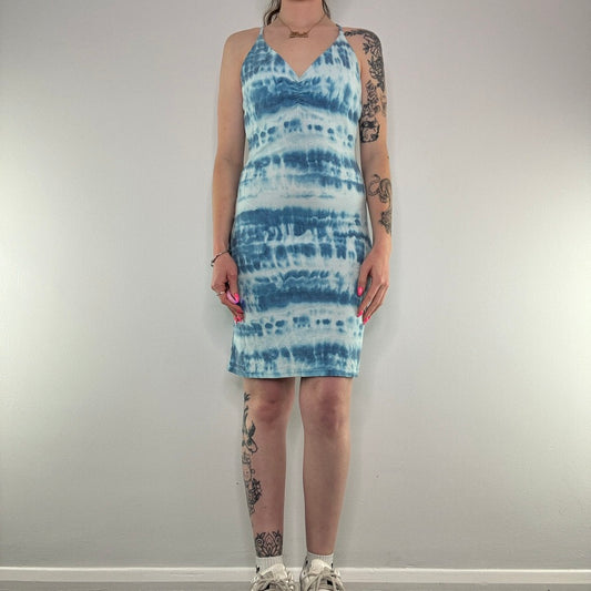 Y2K Pilot summer tie dye stretchy midi dress