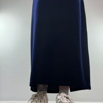 Y2K velvet maxi skirt