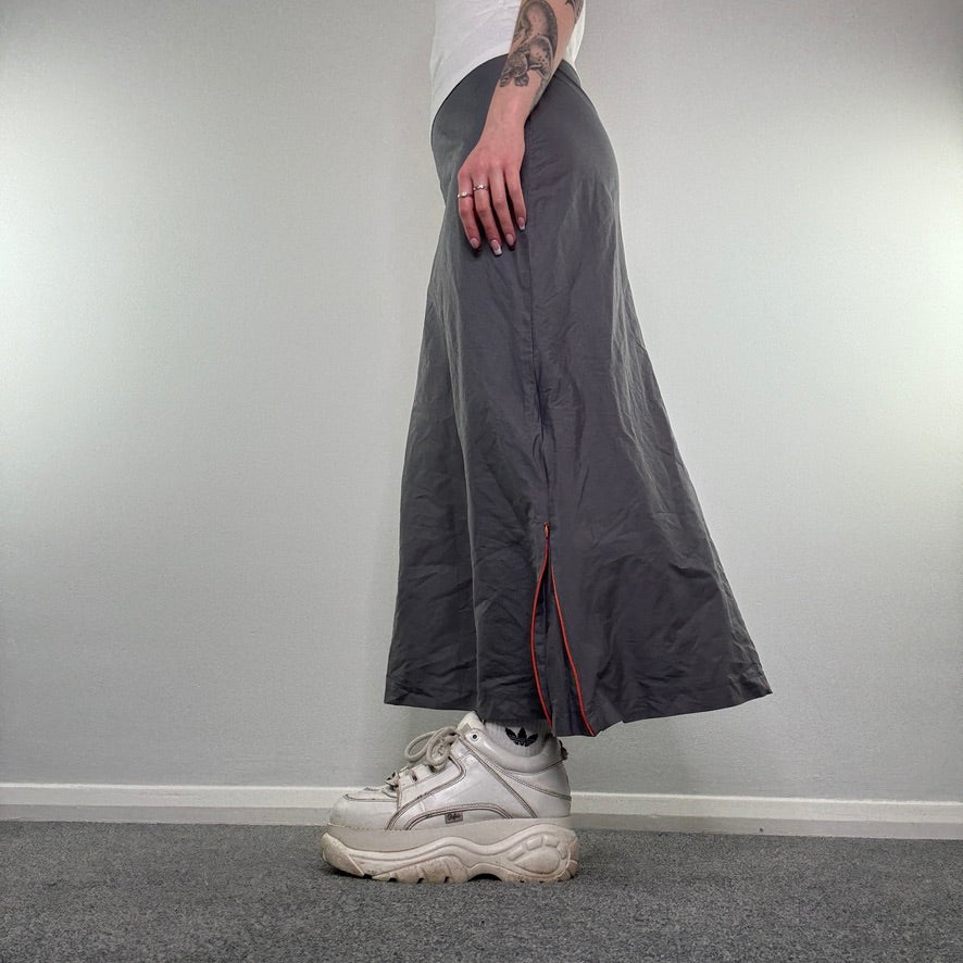 Y2K cargo maxi skirt