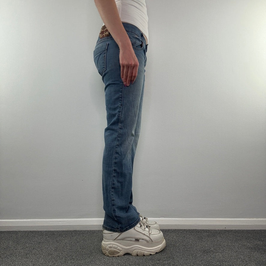 Y2K vintage Miss Sixty low rise bootcut denim jeans