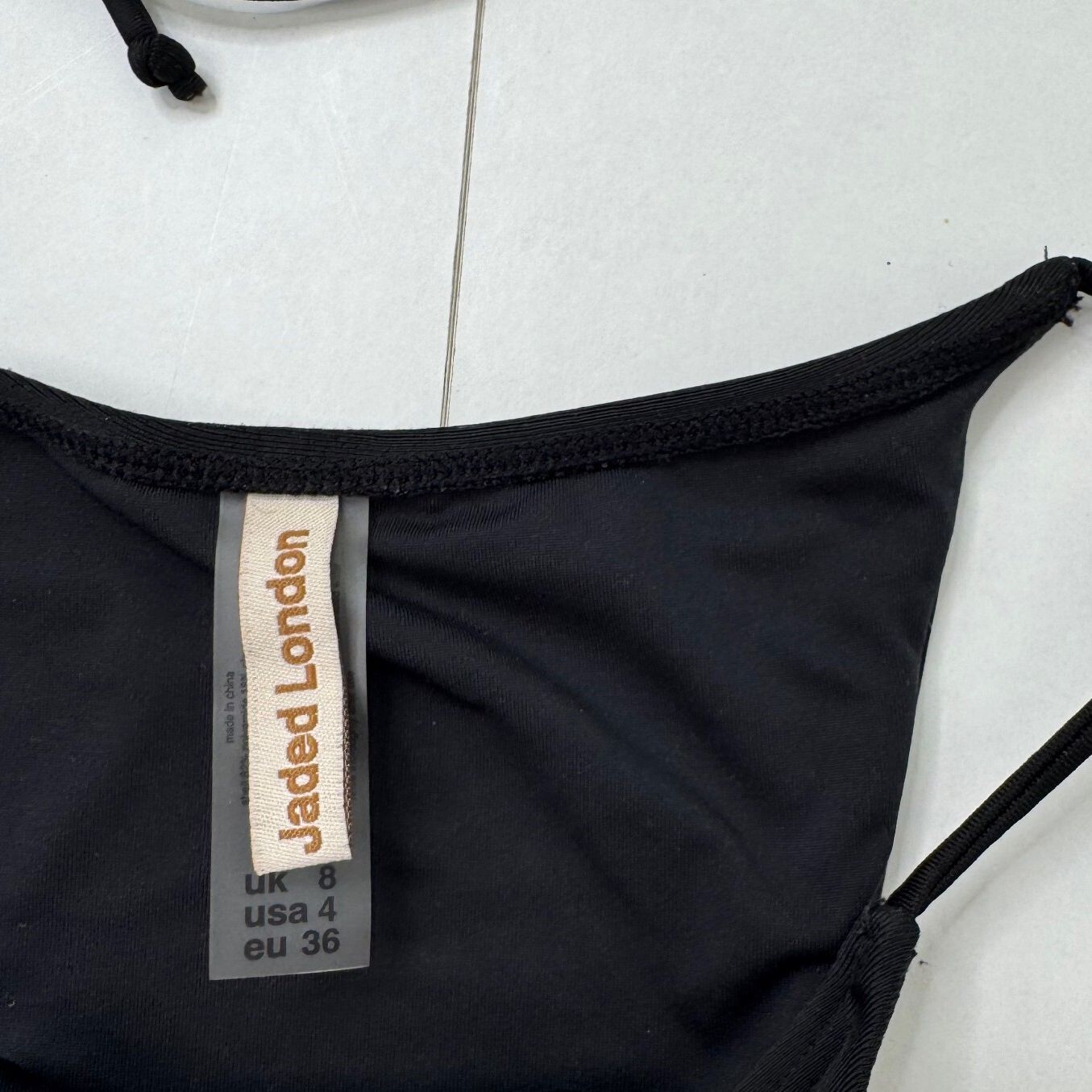 Jaded London Silvra studded bikini set matching top and bottoms