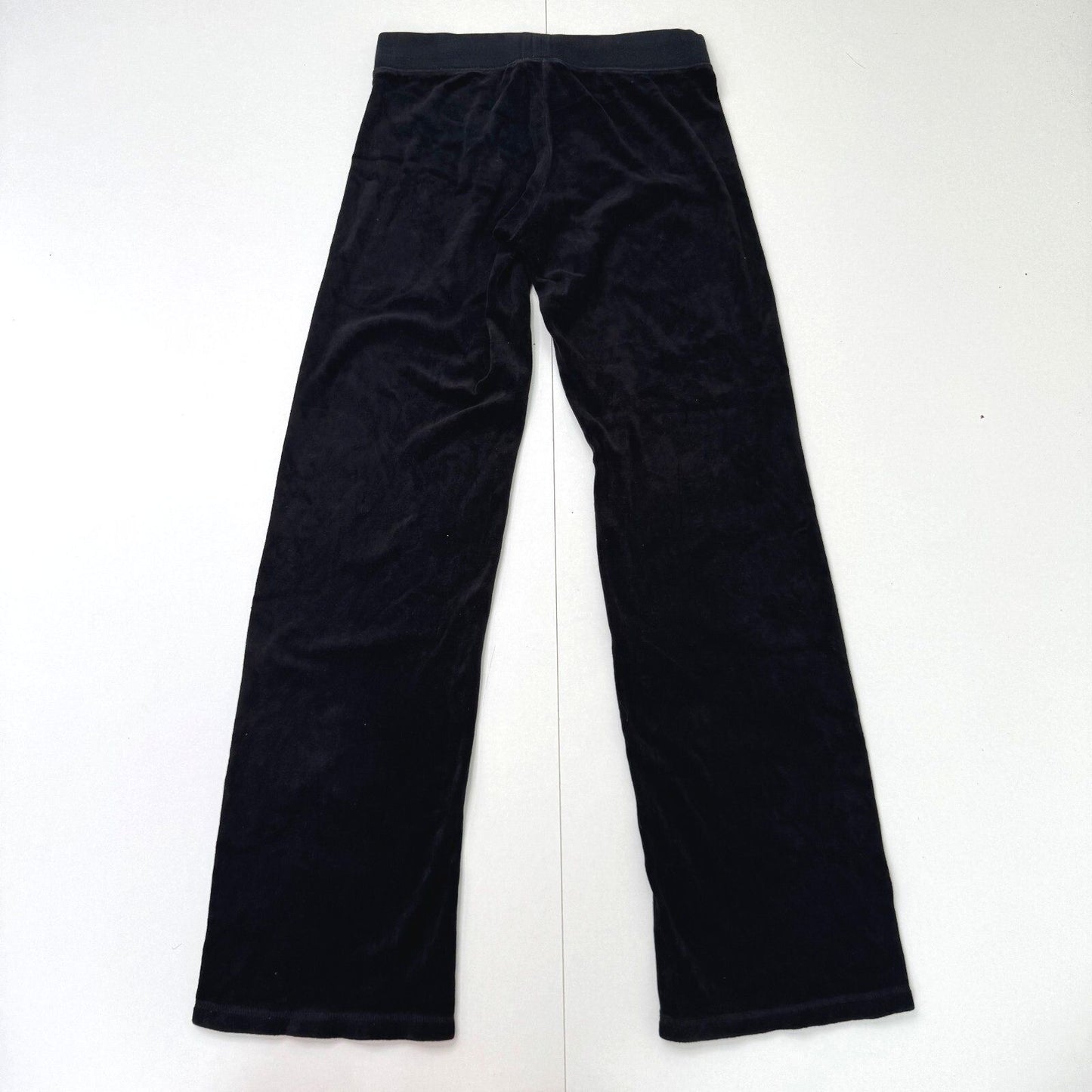 Y2K vintage Juicy Couture joggers tracksuit bottoms low rise flare rhinestone