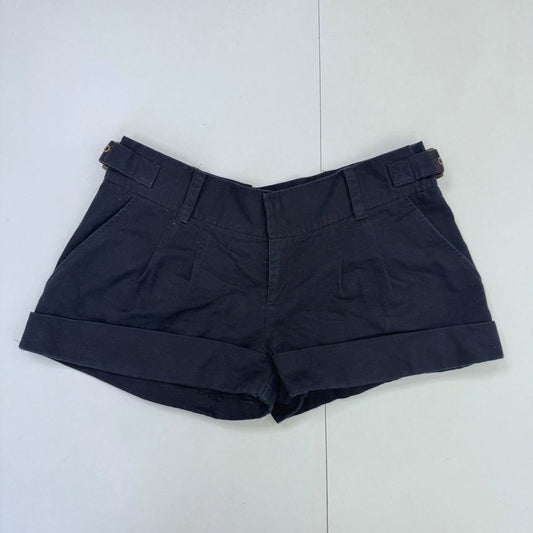 Y2K vintage low rise mini shorts cargo buckle utility chino side pockets